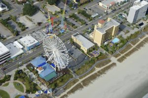 myrtle beach skywheel and boardwalk